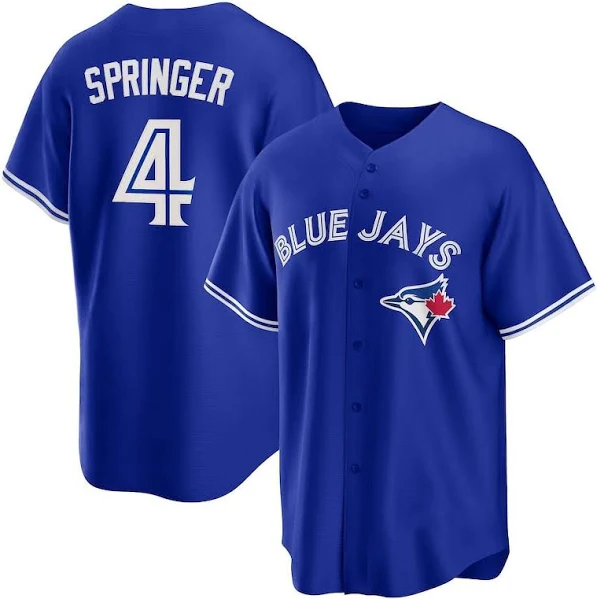 Unbranded Maillot De Printemps George Toronto Blue Jays Pour Hommes, Maillot Réplique Adulte Bleu Foncé