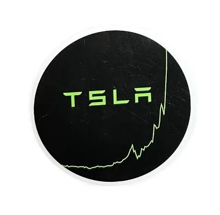 Tesla (tsla) Robinhood Chart Logo Elon Musk Electric Car Stock Large