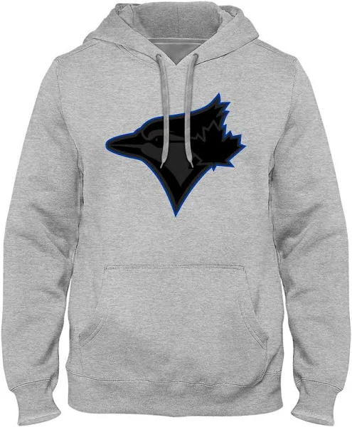 Toronto Blue Jays MLB Back In Black Express Twill Logo Hoodie
