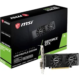 MSI GeForce GTX 1650 4GT LP OC NVIDIA 4 GB GDDR5