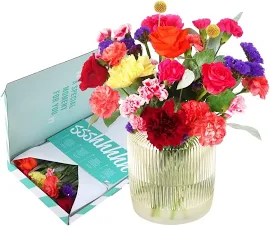 BloomPost Mixed Fresh Flowers - Letterbox Gift - Bouquet Perfect for Valentine's Day, Birthdays, Anniversaries and Thank You Gifts - Next Day Free UK