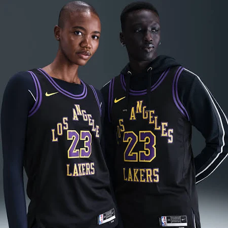 LeBron James Los Angeles Lakers City Edition Men's Nike Dri-FIT NBA Swingman Jersey