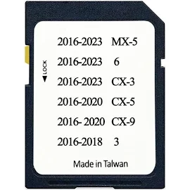 Latest GPS Navigation SD Card BHP166EZ1T for 3 6 CX-3 CX-5 CX-9 MX-5 USA/Canada/Mexico 2023