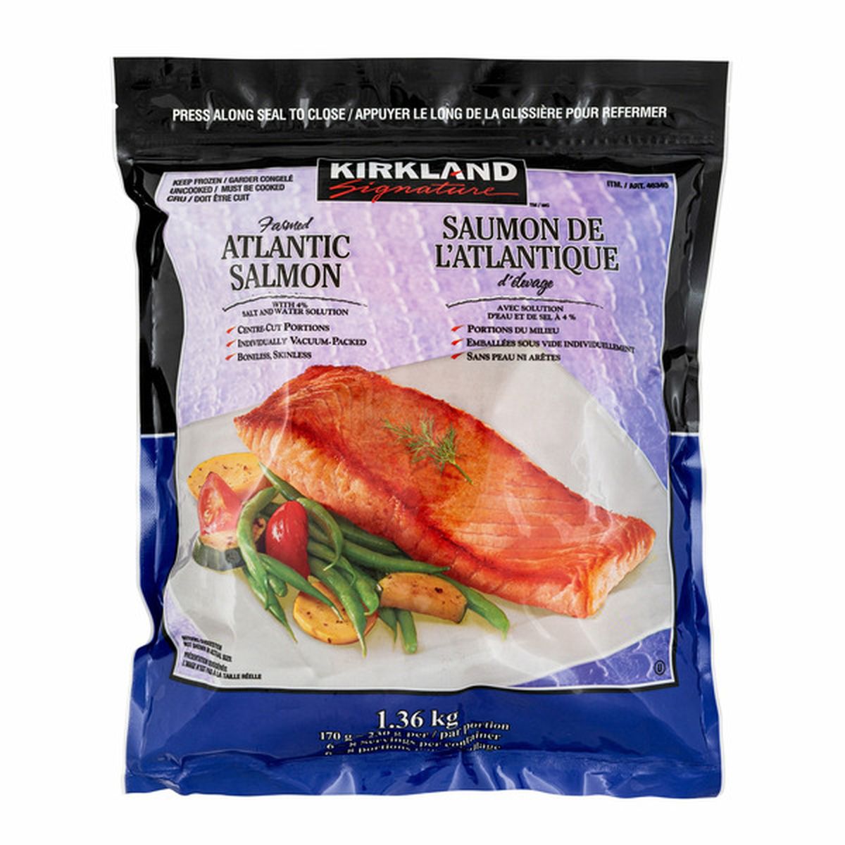 Kirkland Signature Farmed Atlantic Salmon