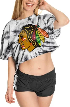 Calhoun Women's NHL Surf & Skate Oversize Drop Shoulder Crop T-Shirt