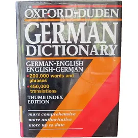 The Oxford Duden German Dictionary: German-English, English-German [Book]