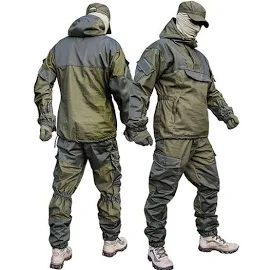 Men S Tracksuits Mege Tactical Camouflage Military Russia Combat Uniform Set Working Clothing Outdoor Airsoft Paintball CS Gear Training Uniform 2208