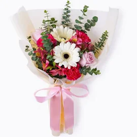 Florist's Choice Mixed bouquet Premium / Blue / Wrapped bouquet