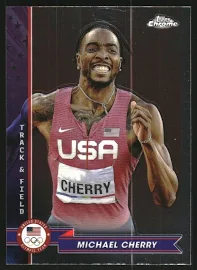 2024 Topps Chrome U.s. Olympic And Paralympic Hopefuls 31 Michael