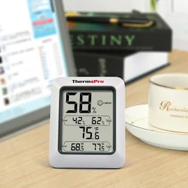 ThermoPro Tp50 Hygrometer Thermometer Indoor Humidity Monitor with Temperature