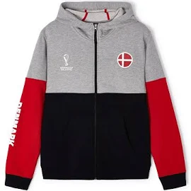 2022 World Cup Denmark Black Hoodie - Youth - 12 - 13 Years