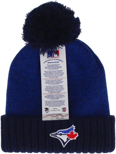 Toronto Blue Jays Adult Heavy Knit Pom Toque