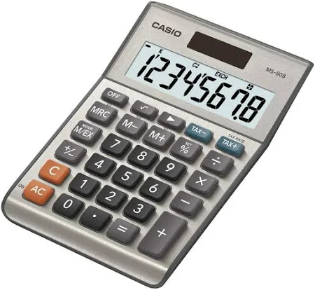 Casio MS80 Desktop Solar Tax Calculator