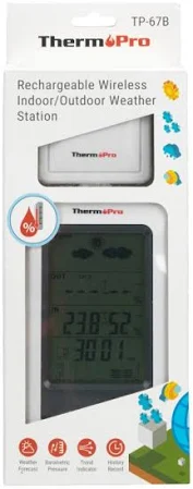 Thermopro Rechargeable Wireless Indoor/Outdoor Weather Station