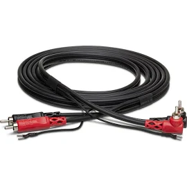 Hosa CRA-203DJ Stereo Dual RCA to Dual RCA with Ground Wire 3M