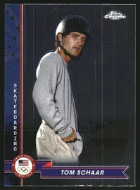 2024 Topps Chrome U.s. Olympic And Paralympic Hopefuls 21 Tom Schaar