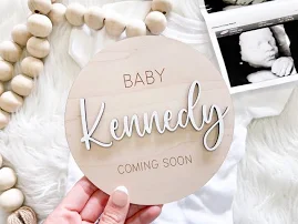 Baby Coming Soon, We Are Pregnant Baby Announcement Sign, Pregnancy Announcement, Baby Arriving Soon Sign, Social Media Pregnancy Reveal