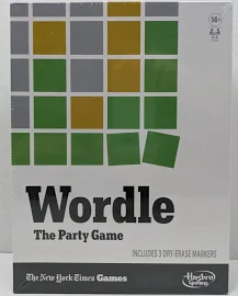 Wordle Party Board Game The York Times Games Hasbro In Box Sealed