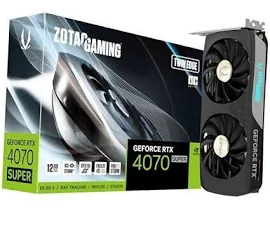 Gaming Geforce Rtx 4070 Super Twin Edge Oc Dlss 3 12gb Gddr6x 192-bit