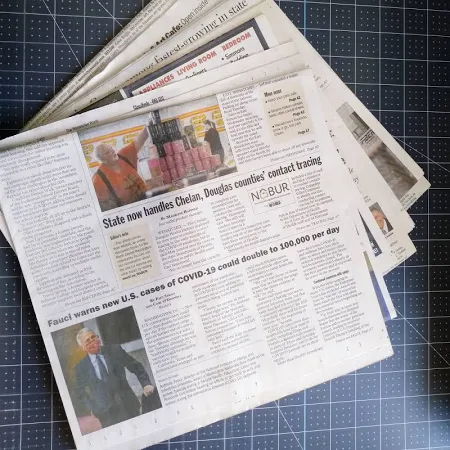 Newspapers For Crafts by the HALF POUND, Bulk Newspapers, Paper Mache Supplies