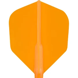 Cosmo Darts 6 Pack Fit Flight - Shape Dart Flight (Orange)