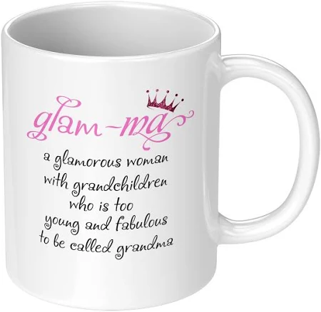 Glam-ma Ceramic Coffee Mug