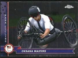 2024 Topps Chrome U.s. Olympic And Paralympic Hopefuls 117 Oksana