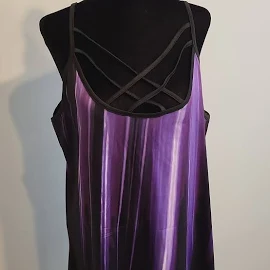 Temu Dresses | Summer Dress | Color: Black/Purple | Size: Xl | Edithgaspar738's Closet