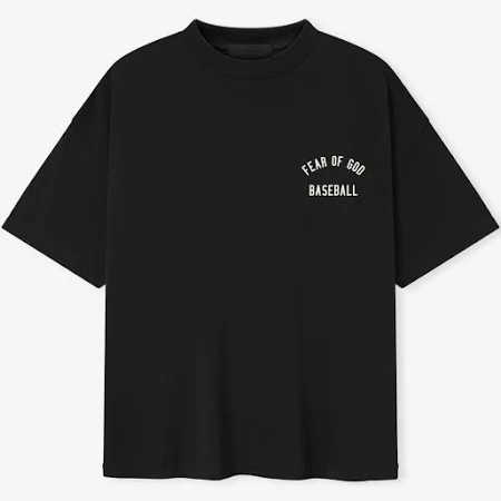 Fear of God x MLB Men's Heather Black Logo 90's Fit T-Shirt
