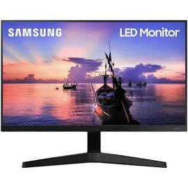 Samsung 24" LED Monitor with Borderless Design in Dark Blue Grey