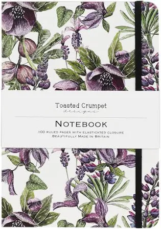 Toasted Crumpet ‘Mulberry’ A5 Lined Notebook