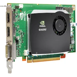 FY945UT Nvidia Quadro FX580 512MB Card PCIe Sby