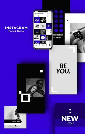 Instagram Post&stories-For Marketing by Creativefolks | Creative Market