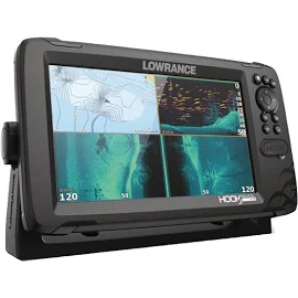 Lowrance Hook Reveal 9 Combo w/TripleShot Transom Mount & C-MAP Contour