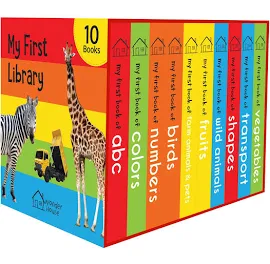 My First Library: Boxset of 10 Board Books for Kids [Book]