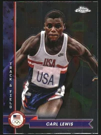 2024 Topps Chrome U.s. Olympic And Paralympic Hopefuls 14 Carl Lewis