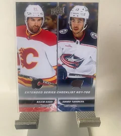 2022-23 Upper Deck Checklist Nazem Kadri/johnny Gaudreau 700