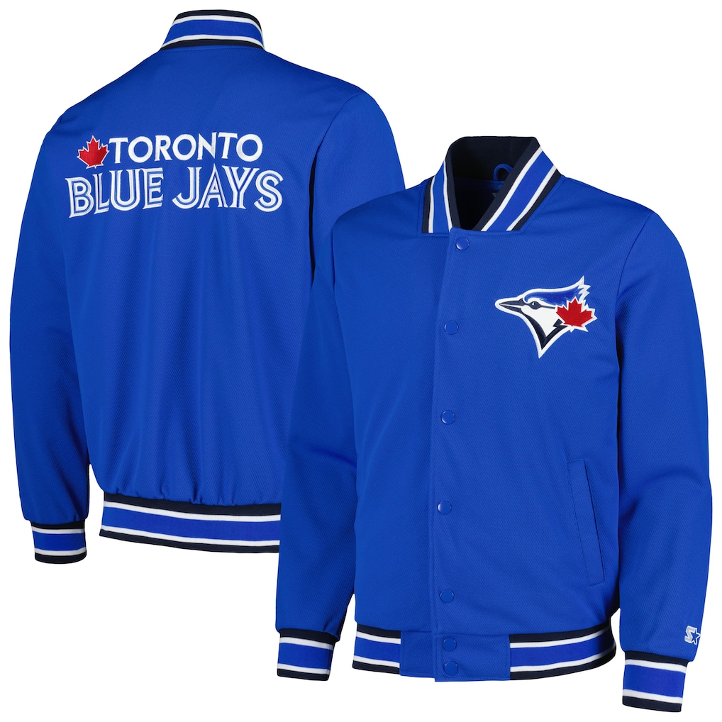 Toronto Blue Jays Starter Secret Weapon Full-Snap Jacket - Royal