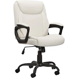 Amazon Basics Classic Puresoft Padded Mid Back Office Computer Desk Chair