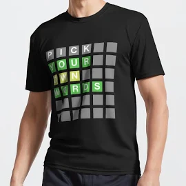 Wordle Style , Pick Your Own Words Wordle, Wordle Addict wordle Active T-Shirt