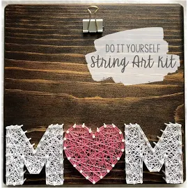 DIY 9x9" Mom String Art Kit