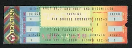 1980 Doobie Brothers Unused Full Concert Ticket Los Angeles One Step