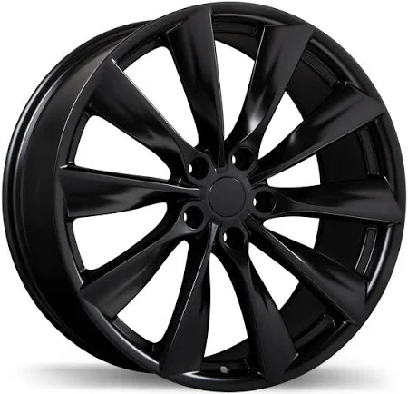 Tesla Model 3 Performance 18" Winter Package 18x8.5 Replika R241 Satin Black / 235/45R18 Bridgestone BLIZZAK WS90