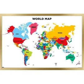 Map - World 2022 Poster