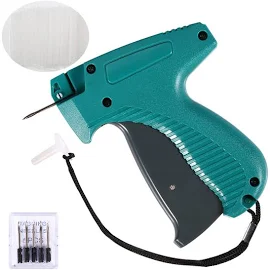 Tagging Gun for Clothing Standard Retail Price Tag Attacher Gun Kit for Clothes Labeler with 6 Needles & 1000pcs Barbs Fasteners & Organizer Bag for