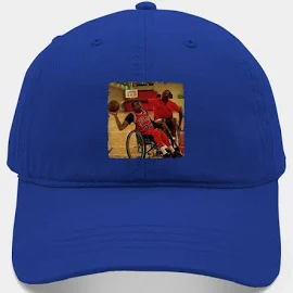 Michael Jordan - Plays A Game of Wheelchair Basketball Againts Paralympic Eric Barber Dad Hat