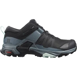 Salomon Women's x Ultra 4 GTX - Black / Stormy Weather / Opal Blue - 8