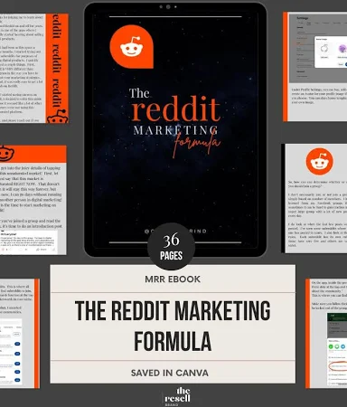 The Reddit Marketing Formula eBook | MRR | Digital Marketing & Make Money Online with Reddit