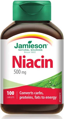 Jamieson Niacin 500mg Caplets