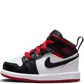 Air Jordan 1 Mid TD - White / Gym Red / Black